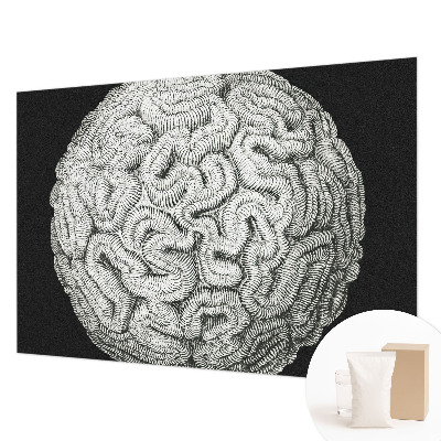 Wandtapete Kugelstruktur