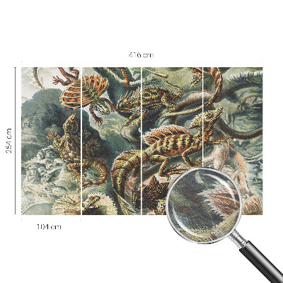 Fototapete fürs Kinderzimmer Exotische Reptilien