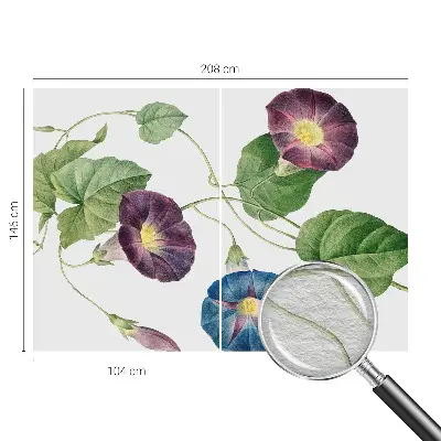 Fototapete aus Vlies mit floralem Motiv in elegantem Design