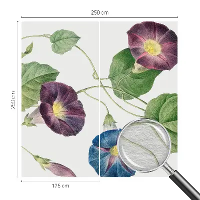 Fototapete aus Vlies mit floralem Motiv in elegantem Design
