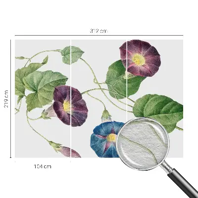 Fototapete aus Vlies mit floralem Motiv in elegantem Design
