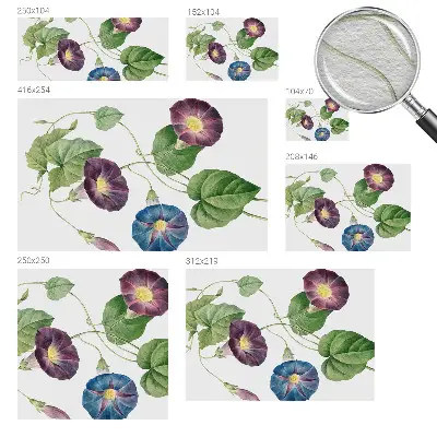 Fototapete aus Vlies mit floralem Motiv in elegantem Design