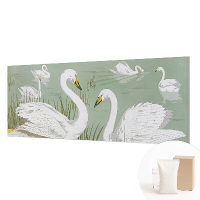 Vlies-Fototapete fürs Schlafzimmer Schwanensee