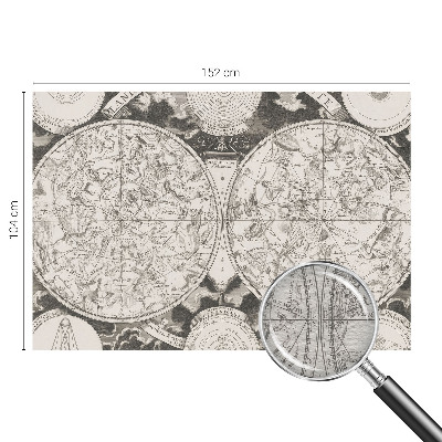 Vliestapete fürs Wohnzimmer Sternenkarte