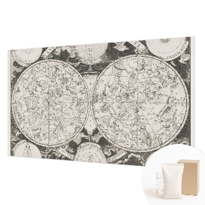 Vliestapete fürs Wohnzimmer Sternenkarte