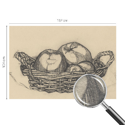 Bildtapete mit Motiv eines Obstkorbs