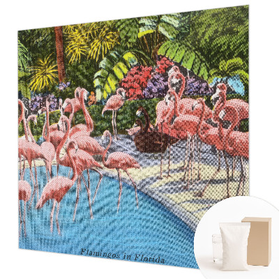 Fototapete fürs Schlafzimmer mit exotischer Szene