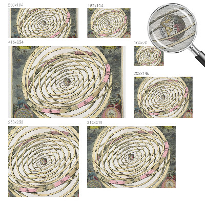 Fototapete fürs Wohnzimmer mit Motiv einer kosmischen Spirale