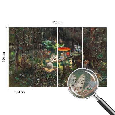 Vlies-Fototapete mit Motiv eines Märchenwalds