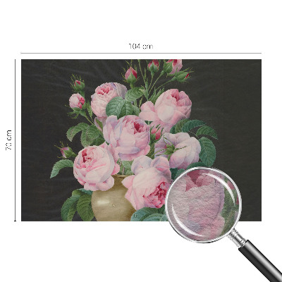 Vlies-Fototapete fürs Schlafzimmer Florale Eleganz