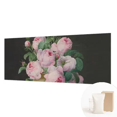 Vlies-Fototapete fürs Schlafzimmer mit floralem Muster für ein elegantes Schlafzimmer