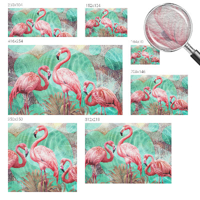 Vliestapete fürs Wohnzimmer Exotische Vögel