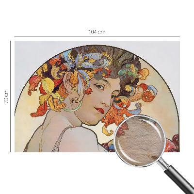 Bedruckte Vlies-Fototapete Farbenfroher Jugendstil