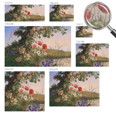 Motivtapete Blumenidylle