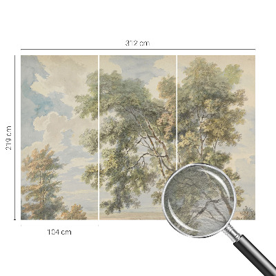 Dekorative Wand-Fototapete Romantische Natur