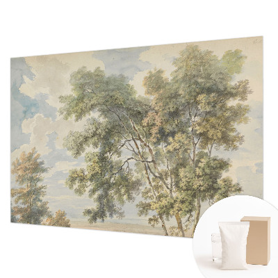 Dekorative Wand-Fototapete mit romantischem Naturmotiv