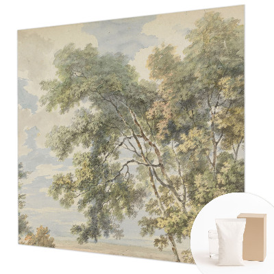 Dekorative Wand-Fototapete mit romantischem Naturmotiv