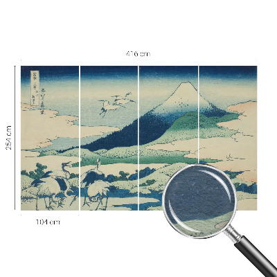 Vlies-Fototapete Kräne und Berge