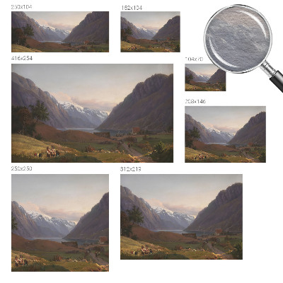 Wandtapete Bergpanorama