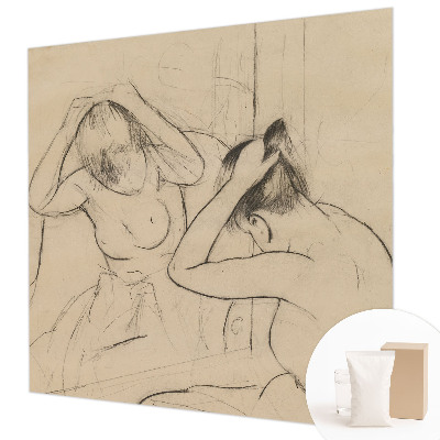 Motivtapete aus Vlies mit künstlerischem Design für elegante Wandgestaltung