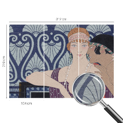 Vlies-Fototapete fürs Wohnzimmer Künstlerpaar