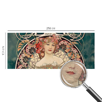 Vlies-Fototapete fürs Schlafzimmer Blumensymmetrie