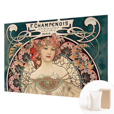 Vlies-Fototapete fürs Schlafzimmer Blumensymmetrie