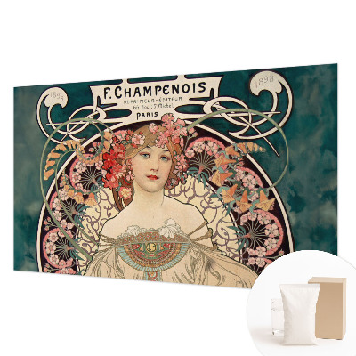 Vlies-Fototapete fürs Schlafzimmer Blumensymmetrie