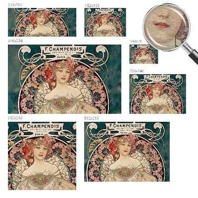 Vlies-Fototapete fürs Schlafzimmer Blumensymmetrie