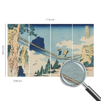 Vliestapete fürs Schlafzimmer Bergbrücke