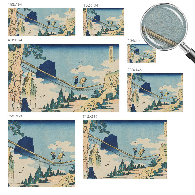 Vliestapete fürs Schlafzimmer Bergbrücke