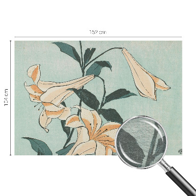 Moderne Vlies-Fototapete Zarte Lilien