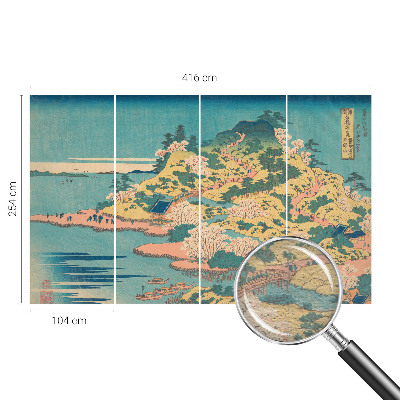 Wand-Fototapete Japanische Landschaft