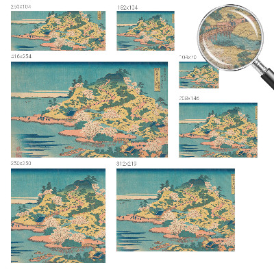 Wand-Fototapete mit japanischer Landschaft