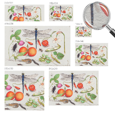 Dekorative Wand-Fototapete Naturillustration