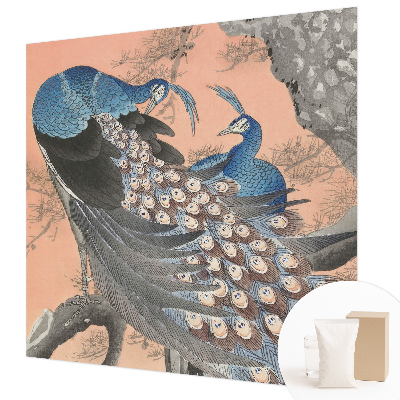 Fototapete fürs Kinderzimmer Pfaueneleganz