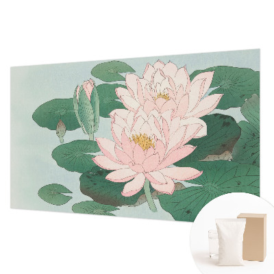 Fototapete fürs Schlafzimmer mit Motiv eines Wasserlotus