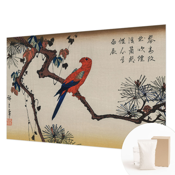 Fototapete aus Vlies Ein Vogel auf einem Ast