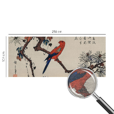 Fototapete aus Vlies Ein Vogel auf einem Ast