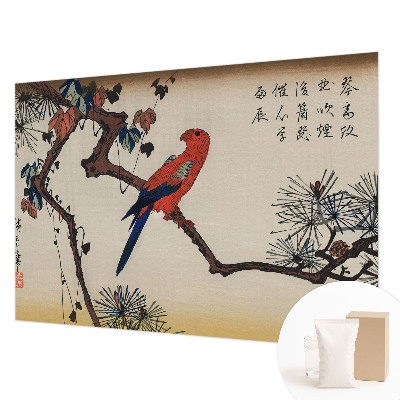 Fototapete aus Vlies Ein Vogel auf einem Ast