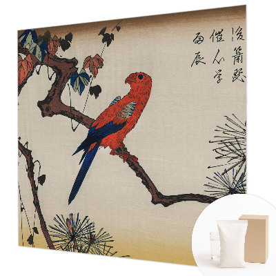 Fototapete aus Vlies Ein Vogel auf einem Ast