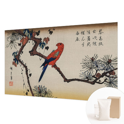 Fototapete aus Vlies Ein Vogel auf einem Ast