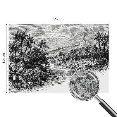 Vlies-Fototapete nach Maß mit exotischem Panorama