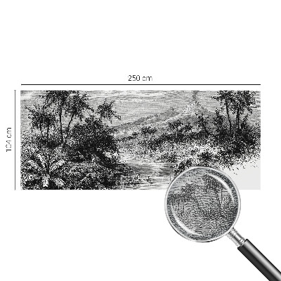 Vlies-Fototapete nach Maß mit exotischem Panorama