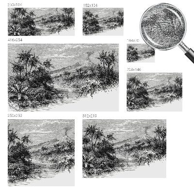 Vlies-Fototapete nach Maß mit exotischem Panorama