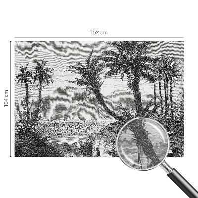 Vlies-Fototapete fürs Wohnzimmer Tropische Oase