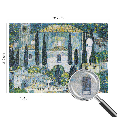 Vliestapete fürs Wohnzimmer Zypressenhäuser