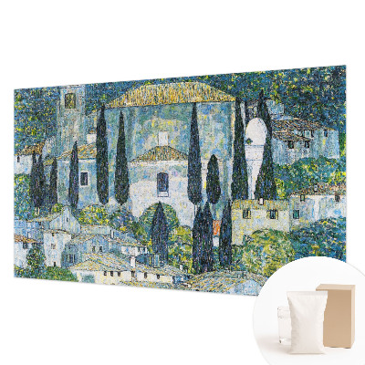 Vliestapete fürs Wohnzimmer Zypressenhäuser