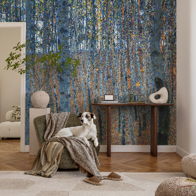 Vliestapete fürs Schlafzimmer Birkenwald