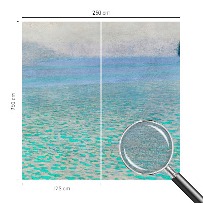 Moderne Vlies-Fototapete mit türkisem Wasser-Motiv